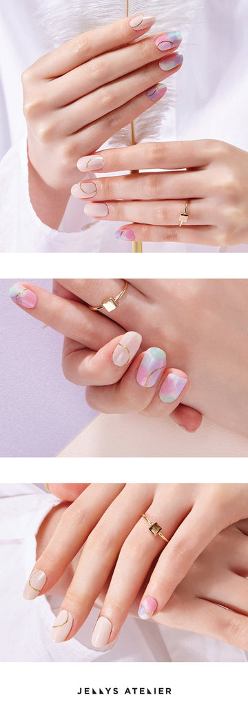 "Gelato Rie" N08 Dreamy Dots Nail sticker