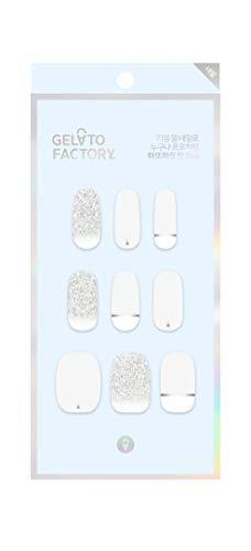 [GELATO FACTORY. ] Premium Nail seal [White over Dream] just put 100% gel polish manicure gel nails nail chip seal nail parts self-nail