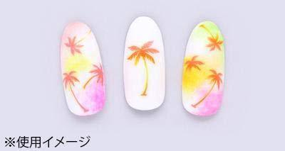 TSUMEKIRA (Tsumekira) nail seal es palm tree orange ES-PMT-102 multi-color