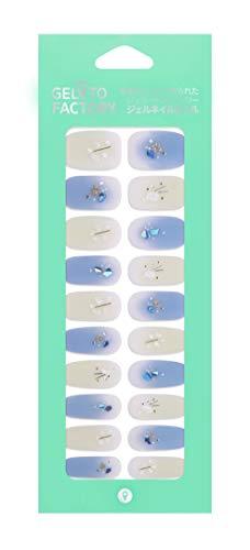 [GELATO FACTORY. ] Nail seal [transparent light blue shell] put only manicure gel nails nail tip nail seal Nail parts self-nail