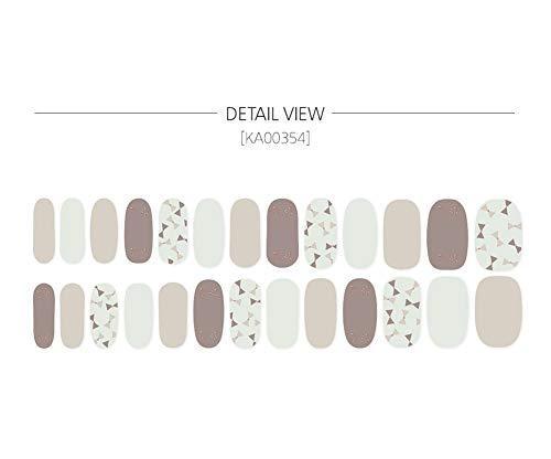 [ENVYLOOKZINIPIN] long-lasting manicure nail strip nail wrap stylish design just put gel nail seal _KA00354