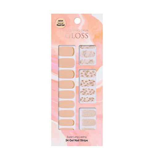 Dasshingude I Bas gloss gel nail strip DASHING DIVA Gloss Gel Nail Strip GVP_163JP original gel nail seal Vanila Romance