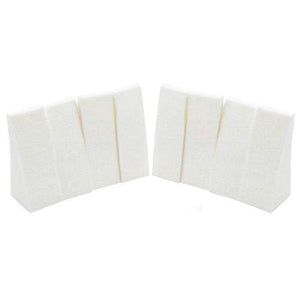Nail sponge, 8-piece triangular foundation beauty tools, Diy Creative Beauty Liquid Foundation, White