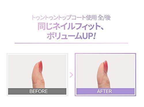 Nail seal essential item luster UP voluminous fast-drying maintenance force UP Plump nail seal only top coat [volume top coat] Gelato Factory