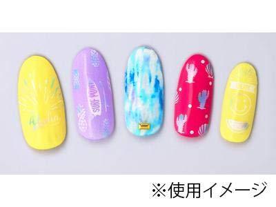 TSUMEKIRA (Tsumekira) nail seal summer icon white NN-SMI-101 white