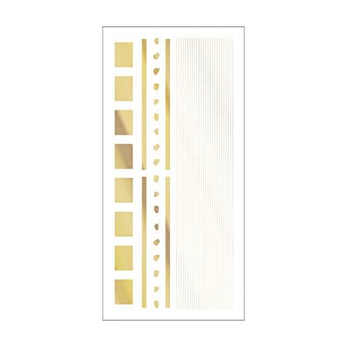 TSUMEKIRA (Tsumekira) nail seal misaki produce 2 Matte Gold 4 matte gold SG-MIS-102 1 sheet