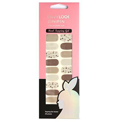 [ENVYLOOKZINIPIN] long-lasting manicure nail strip nail wrap stylish design just put gel nail seal _KA00354