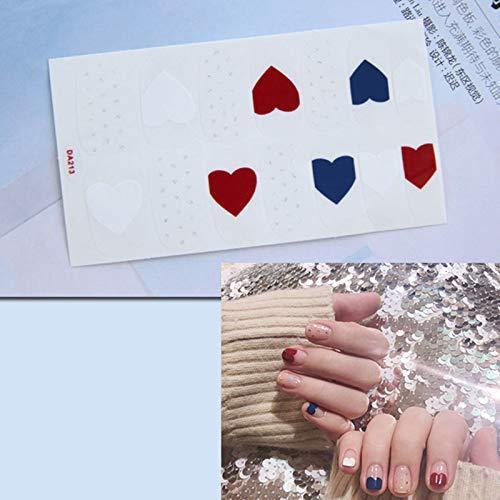 -6 sheets only manicure nail art nail wrap nail accessories women ladies present gift cute popular fashionable senior nail seal put nail stickers