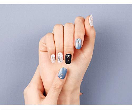 New life of the time-shortening nail nail seal gel nail seal Deco Nail seal VAVACOCO pedicure half cute Korean simple stick only full-cover design nail parts lame cliff nail pink purple glitter heart clear Frenchy spring (high class)