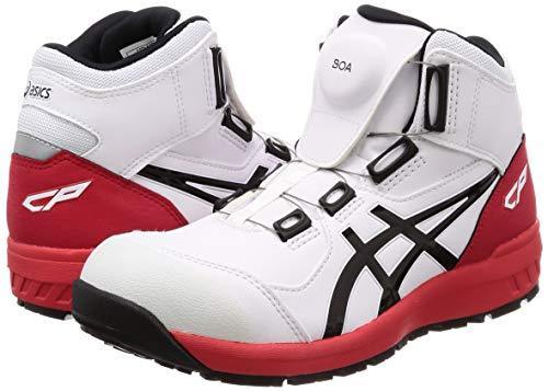 [Asics] working safety shoes / work shoes Win job CP304 BOA JSAA A Tanesakishin anti-slip sole fuzeGEL equipped Men's white / black 24.5