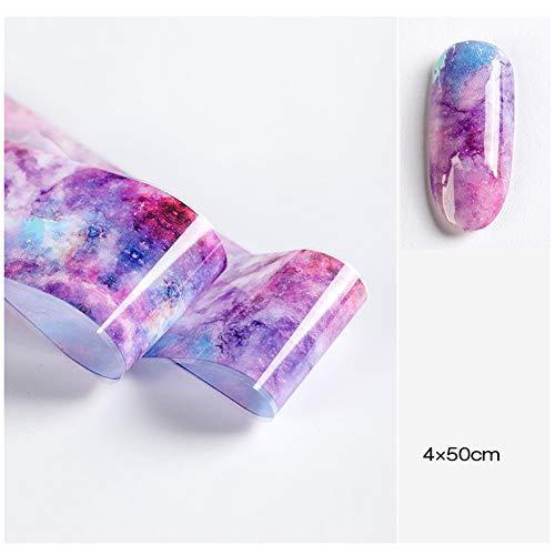 10 seal 50cm laser starry sky nail foil Neirudeko Utateshirushi stickers nail art foil