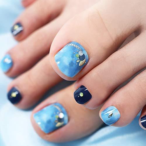 [GELATO FACTORY. Foot Nail seal [lady Navy chain of] put only manicure gel nails nail tip nail seal