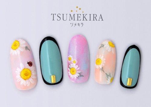[Tsumekira] daisy nail seal