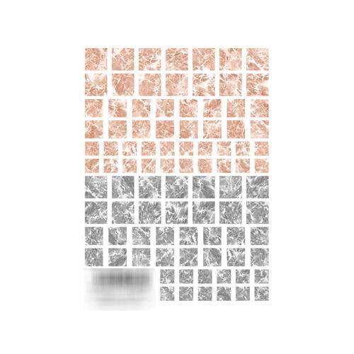 TSUMEKIRA (Tsumekira) Nail seal rrieenee Produce 2 Mosaic Accessory ver.3 NN-RRI-104 1 sheet multicolor