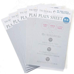 TSUMEKIRA plain sheet [Art nail products] Set of 5