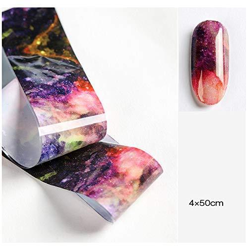 10 seal 50cm laser starry sky nail foil Neirudeko Utateshirushi stickers nail art foil