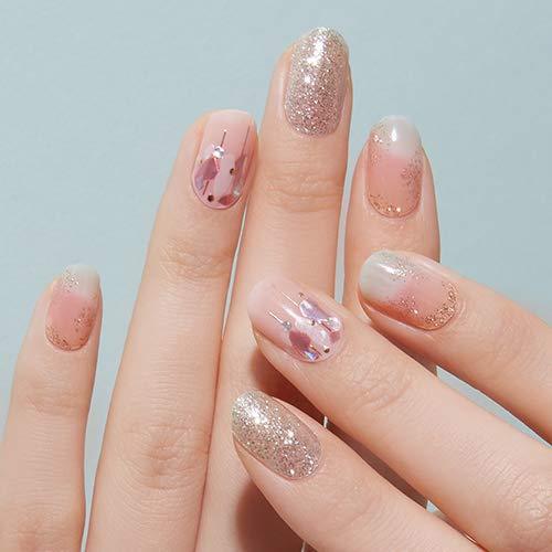 [GELATO FACTORY. ] Nail seal [pink sea of magic] put only manicure gel nails nail tip nail seal