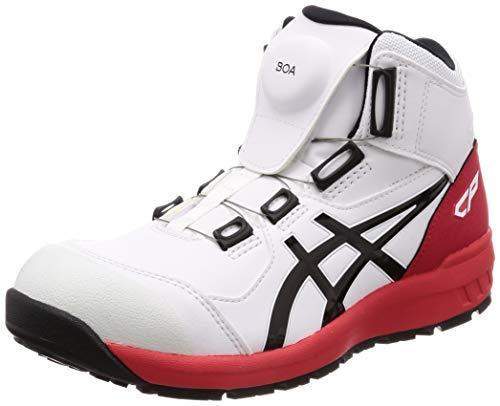 [Asics] working safety shoes / work shoes Win job CP304 BOA JSAA A Tanesakishin anti-slip sole fuzeGEL equipped Men's white / black 24.5