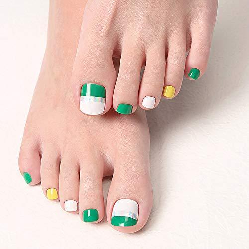 [ENVYLOOKZINIPIN] just put the foot nail seal for long-lasting foot nail seal nail strip nail wrap fashionable design _FA00121