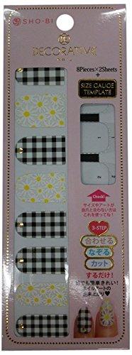 Nail seal BLK gingham