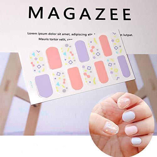 -6 sheets only manicure nail art 