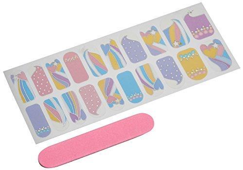 ARNY20 piece nail seal Heart & Stars RNS026