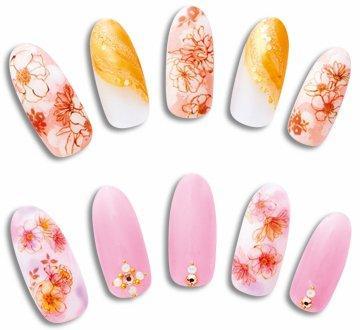 Copy nail professional nail seal line art Flowers Natural Art material