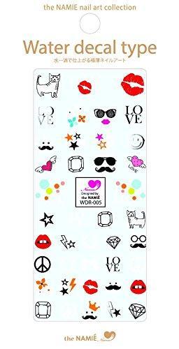 Namie nail art collection water decal WDR-005 (1 seat)
