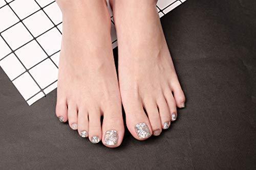 ZINIPIN FA151 30 pieces Foot Gel Nail seal (sparkling pearl)