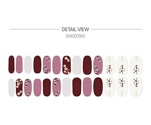 [ENVYLOOKZINIPIN] long-lasting manicure nail strip nail wrap stylish design just put gel nail seal _KA00394