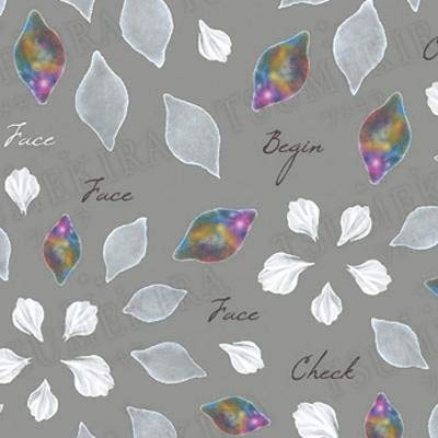 TSUMEKIRA (Tsumekira) nail seal Hanako produced 3 Chiffon fiore NN-HNK-103 1 sheet multi-color