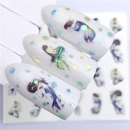 SUKTI & XIAO Nail stickers Nail Art Tips Nail Decoration Manicure decals, one of the PC Beauty water transfer by pressing the Yzw-3093