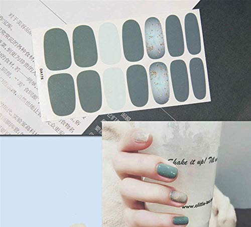 Set six manicure just put nail seal Nail Art nail sticker nail accessories women simple ladies present gift cute popular fashionable senior (j)