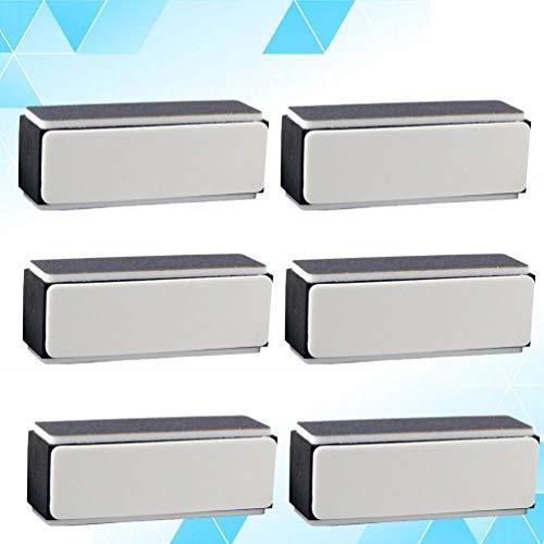 Beaupretty 6 piece 4-way nail sanding of the buffer block a healthy shiny nail file block pedicure care diy hand care kit (gray)