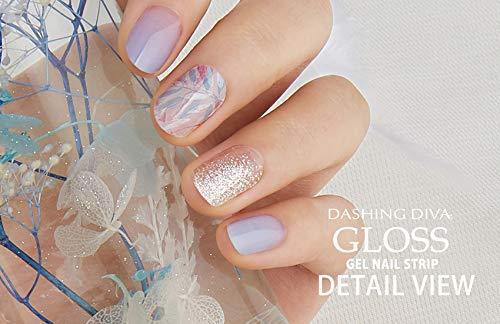 Dasshingude I Bas gloss gel nail strip DASHING DIVA Gloss Gel Nail Strip GVP_158JP original gel nail seal Sky Leaf