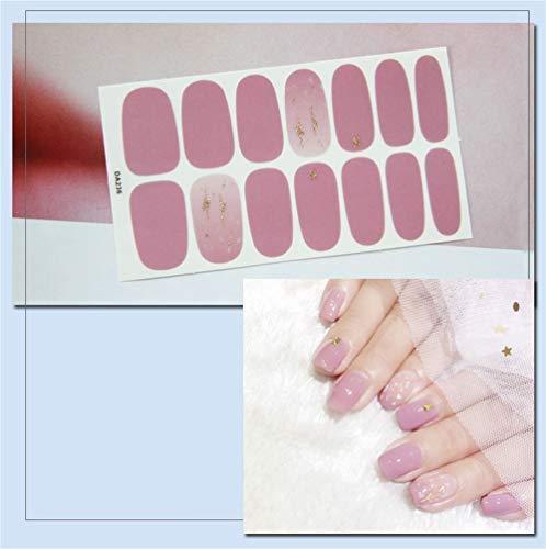 -8 sheet just put nail stickers nail polish nail art nail wrap nail accessories women ladies present gift cute popular fashionable senior nail seal