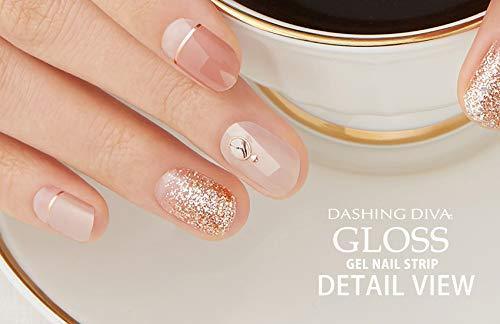 Dasshingude I Bas gloss gel nail strip DASHING DIVA Gloss Gel Nail Strip GVP_166JP original gel nail seal Brunch Caf?