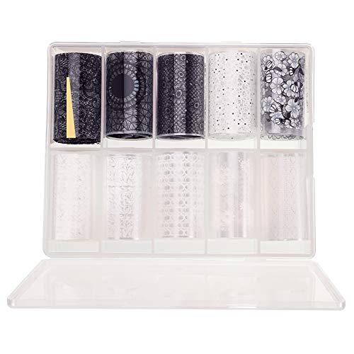 Wen18Rhyavf 40 volume set pattern nail sticker water seal nail seal Nail Water nail seal peeled off by the sealing water