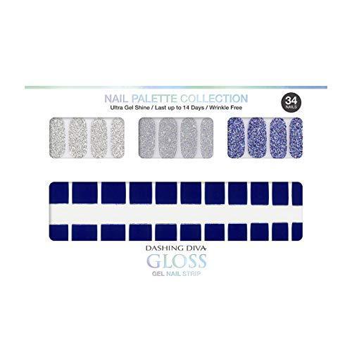 Dasshingude I Bas gloss gel nail strip DASHING DIVA Gloss Gel Nail Strip DGNP12 original gel nail seal Ice # 12 Deep River