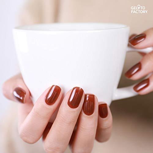 [GELATO FACTORY. ] Nail seal [Hot Brown nuance] put only manicure gel nails nail tip nail seal