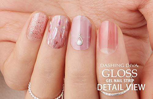 Dasshingude I Bas gloss gel nail strip DASHING DIVA Gloss Gel Nail Strip GVP_164JP original gel nail seal Petal Crush