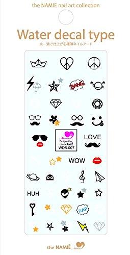 Namie nail art collection water decal WDR-007 (1 seat)