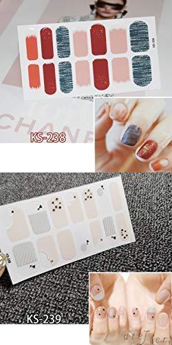 Just put ANPHSIN nail seal 10 pieces set manicure nail art nail wrap nail sticker nail accessories women easily Ladies gifts gift glamorous cute popular fashionable nail parts