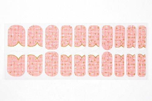 Celebrity LaDun (Radoyun) Gel nail seal Tweed 1 sheet (20 pieces)