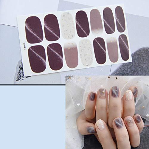 -6 sheets only manicure nail art nail wrap nail accessories women ladies present gift cute popular fashionable senior nail seal put nail stickers