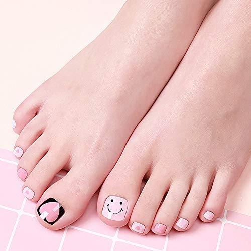 [ENVYLOOKZINIPIN] just put the foot nail seal for long-lasting foot nail seal nail strip nail wrap fashionable design _FA00043