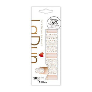 Celebrity LaDun (Radoyun) Gel nail seal elderflower 1 sheet (20 pieces)