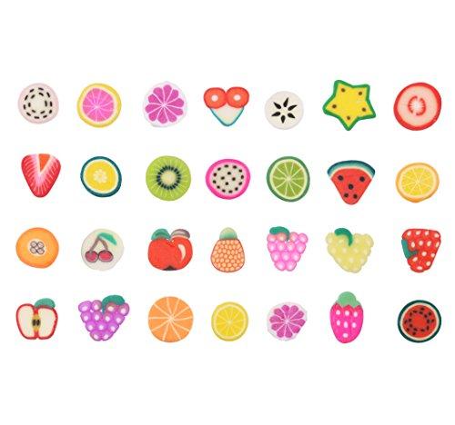 CCINEE slice parts slice stick nail art sticker fruit cut Neirudeko Dekopatsu nail care set nail supplies accessories fruit 35g set