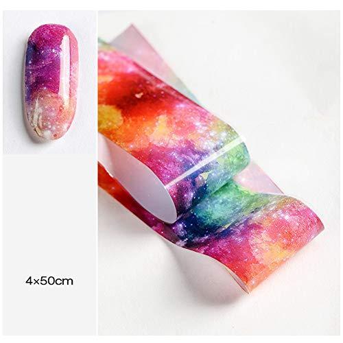 10 seal 50cm laser starry sky nail foil Neirudeko Utateshirushi stickers nail art foil