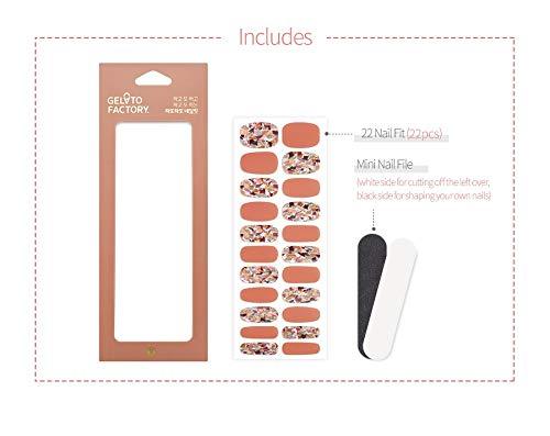 [GELATO FACTORY. ] Nail seal [sparkling apricot syrup] put only manicure gel nails nail tip nail seal Nail parts self-nail